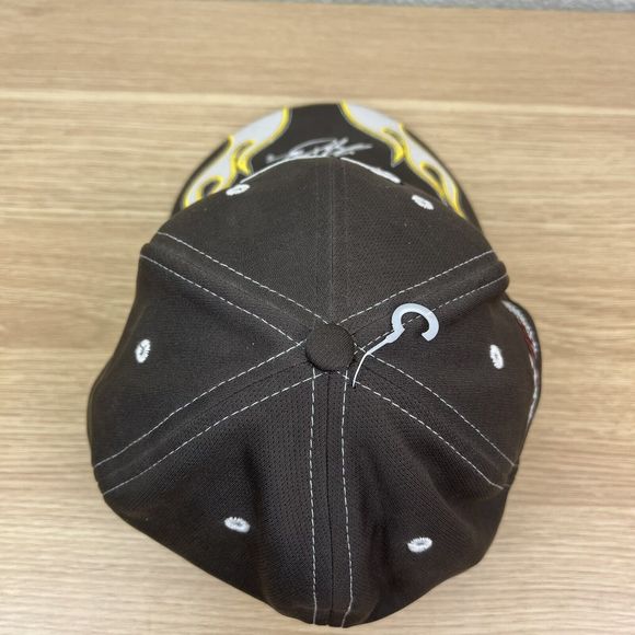 NASCAR Kyle Busch #18 Baseball Dad Cap Brown Hat - Picture 6 of 9